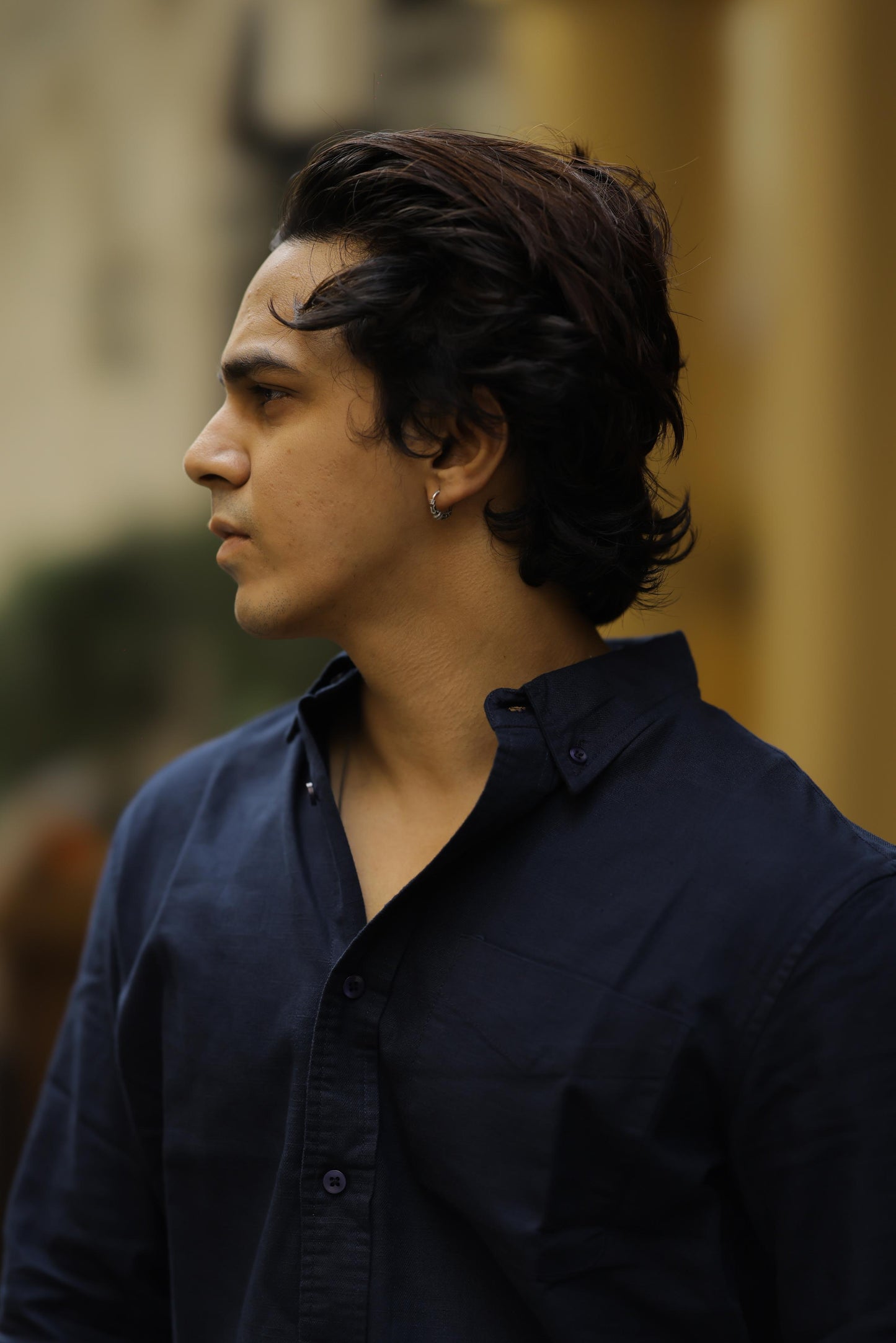 Basic linen full sleeve shirt