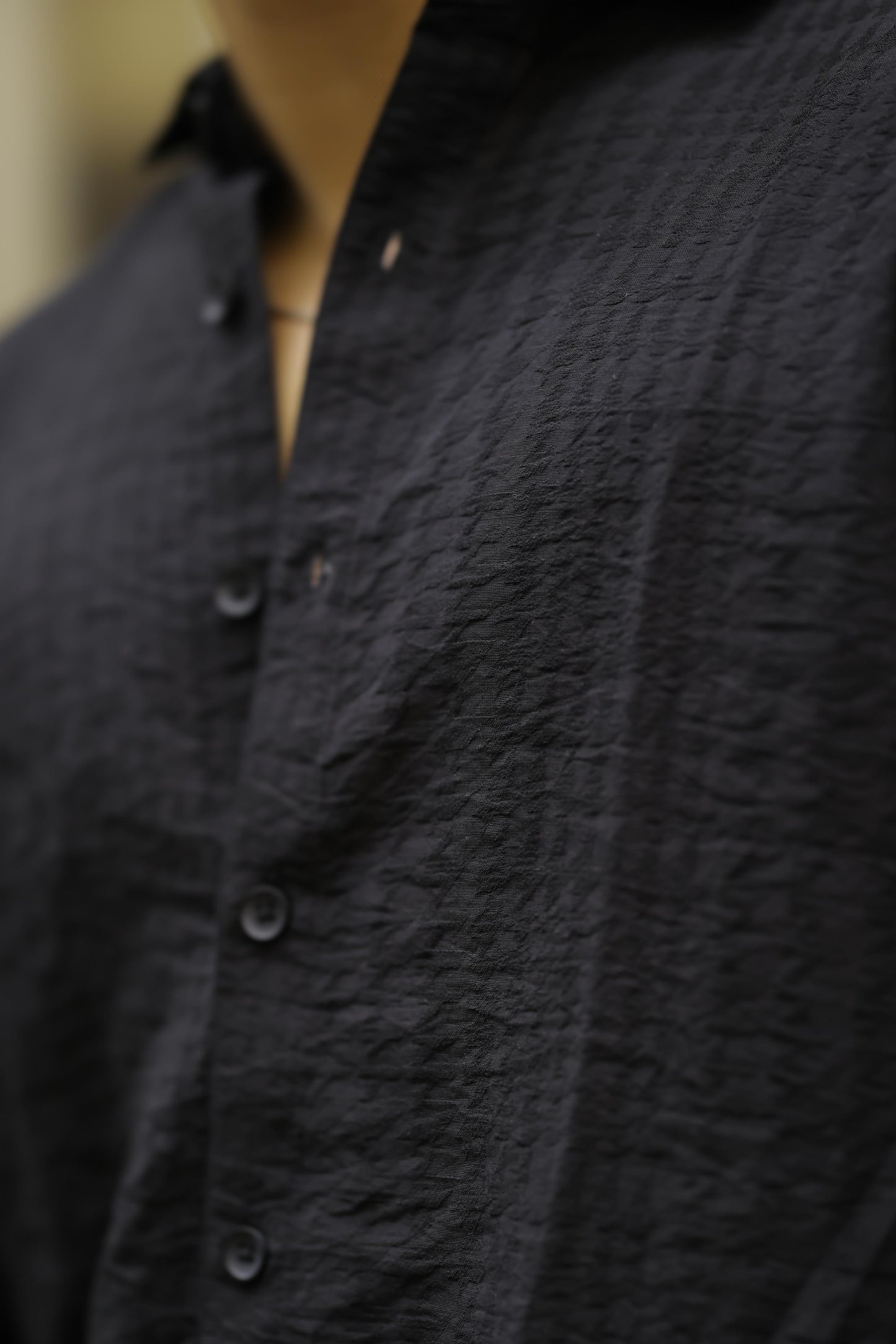 Black Texture Full sleeve shirt