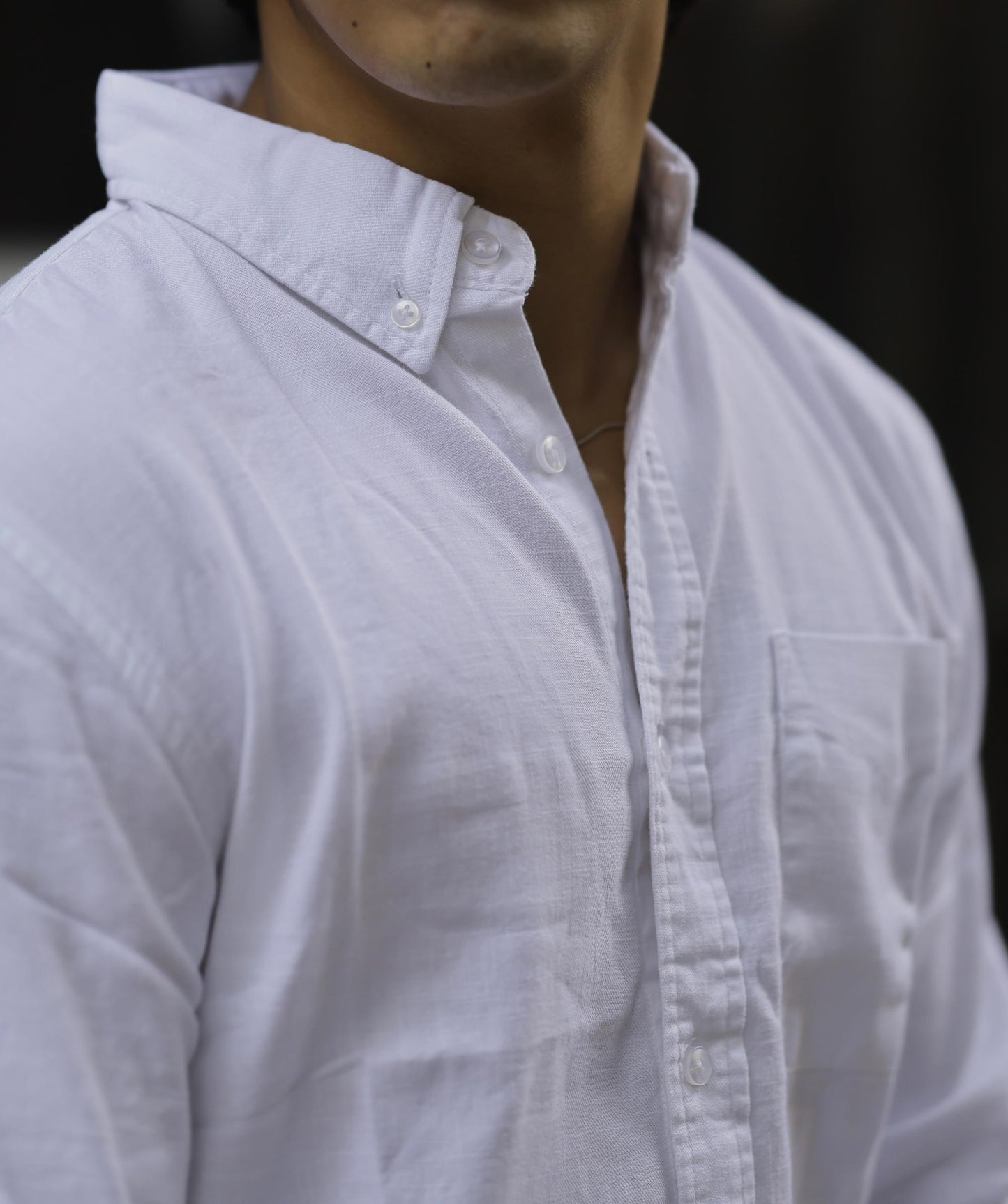 Basic linen full sleeve shirt