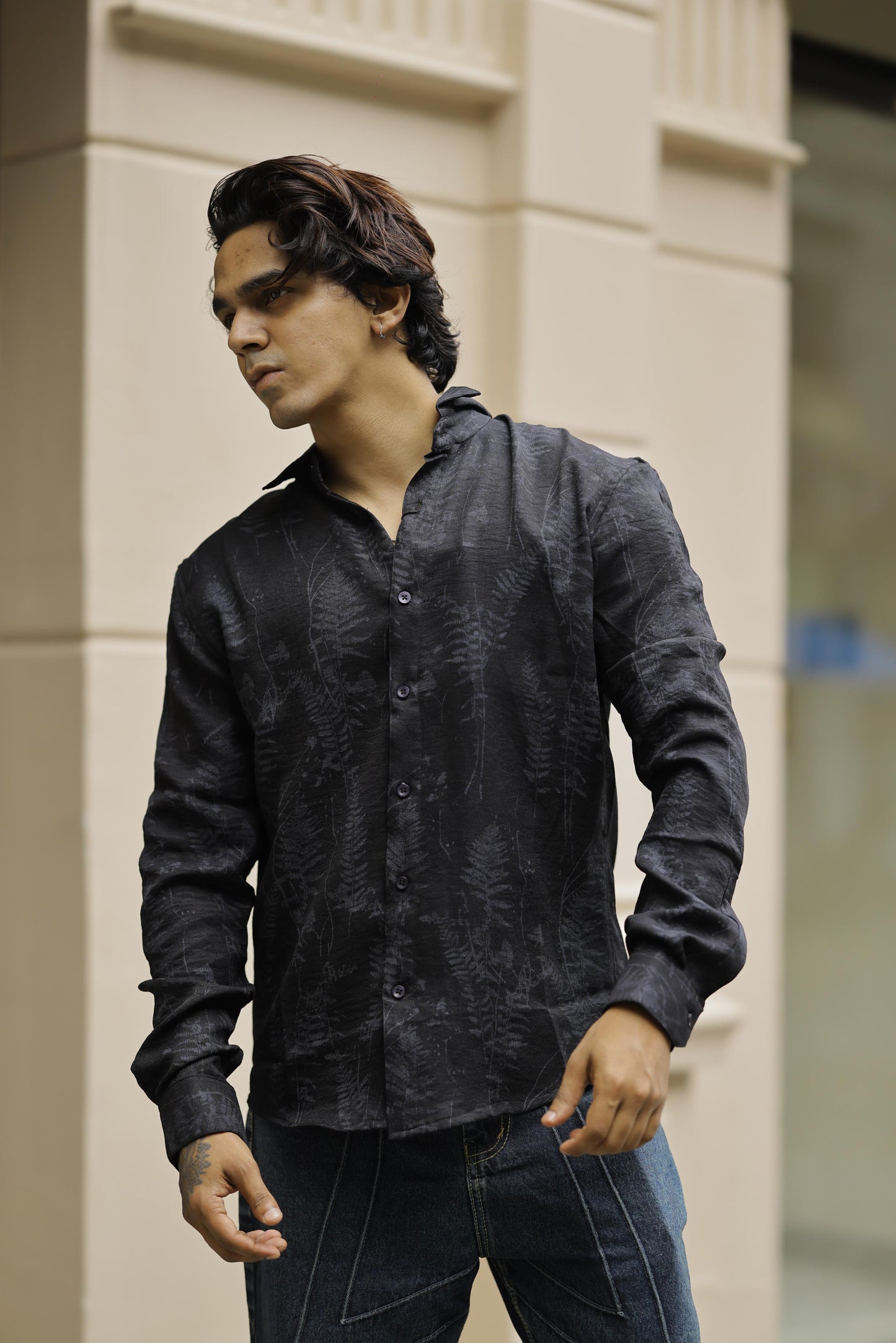 Printed full sleeve shirt