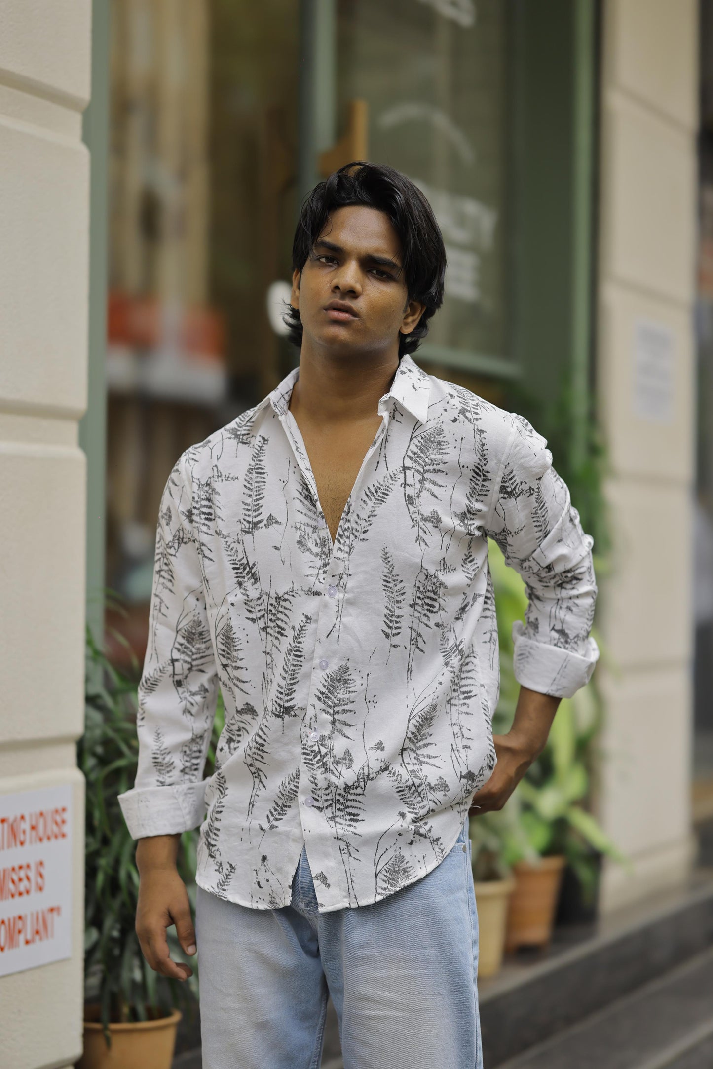 Printed full sleeve shirt